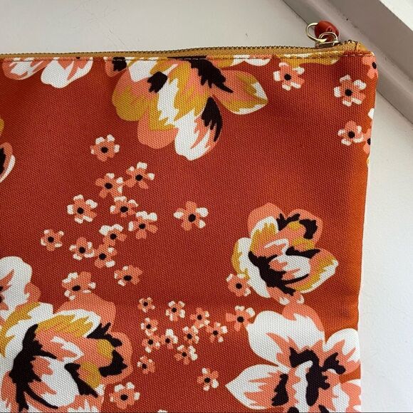 Orange Floral Foldable Purse/Clutch by Rachel Pally, NWOT - Picture 2 of 9